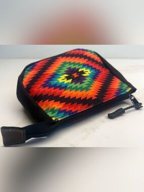 Southwest Aztec Cosmetic Pouch Travel Makeup Bag NWOT